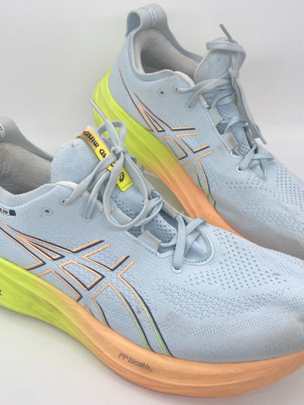 Asics Gel Nimbus 26 Paris Running Shoes Mens Size 11.5 Cool Gray 1011B928